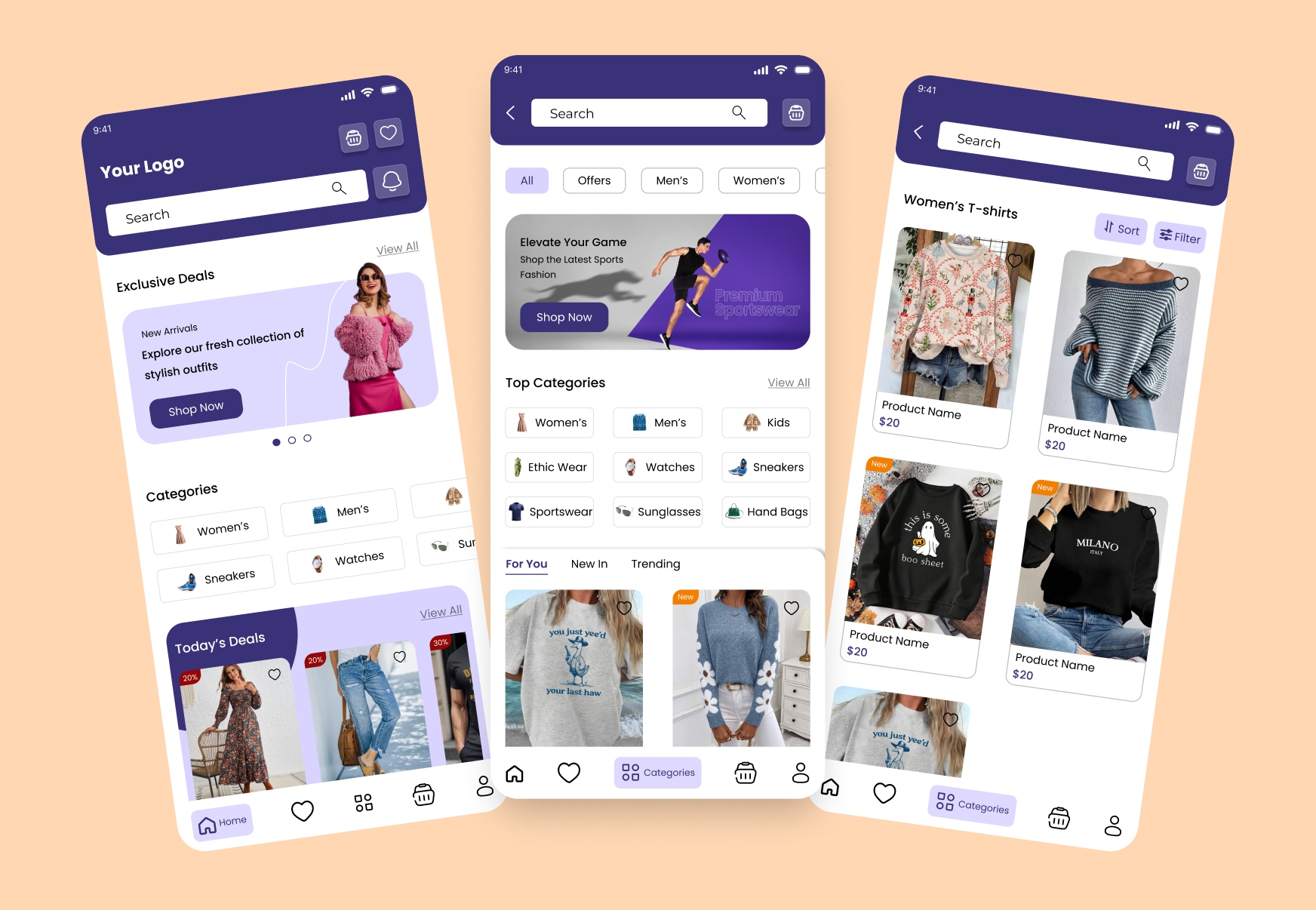 Fashion App Banner Designs